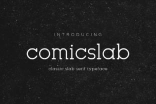 Comic Slab: A Geometric Typeface for Expressive Design