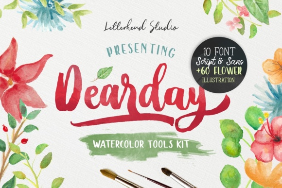 DearDay: A Creative Toolkit for Watercolor Designs