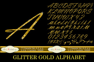 Glitter Gold Alphabet Script: Beyond the Sparkle