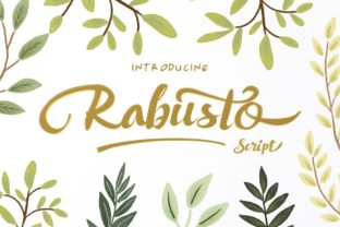 Rabusto Script: The Friendly Font for Your Creative Projects
