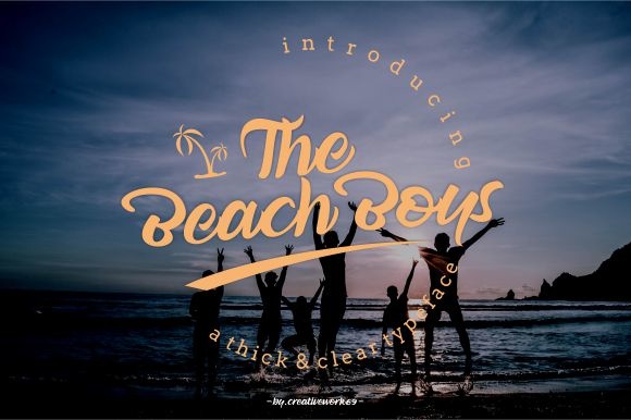 The Beach Boys: A Guide to the Thick, Elegant Display Typeface
