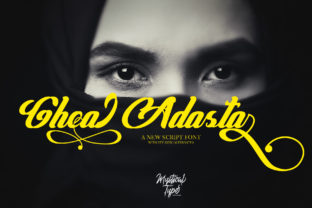The Ghea Adasta Script: Elevating Your Design with a Handwritten Touch