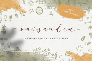 Vassandra Script: A Sweet, Modern Handwritten Font