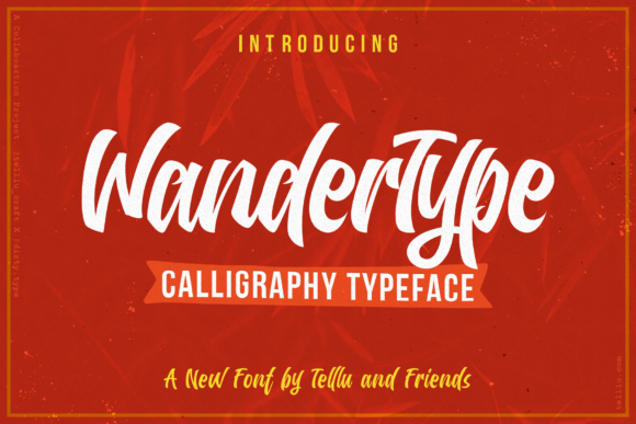 WanderType: The Handcrafted Calligraphy Font That Moves With Your Project